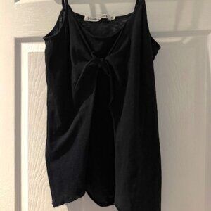 4 for $20: Michael Stars Tie Front Black Tank - EUC